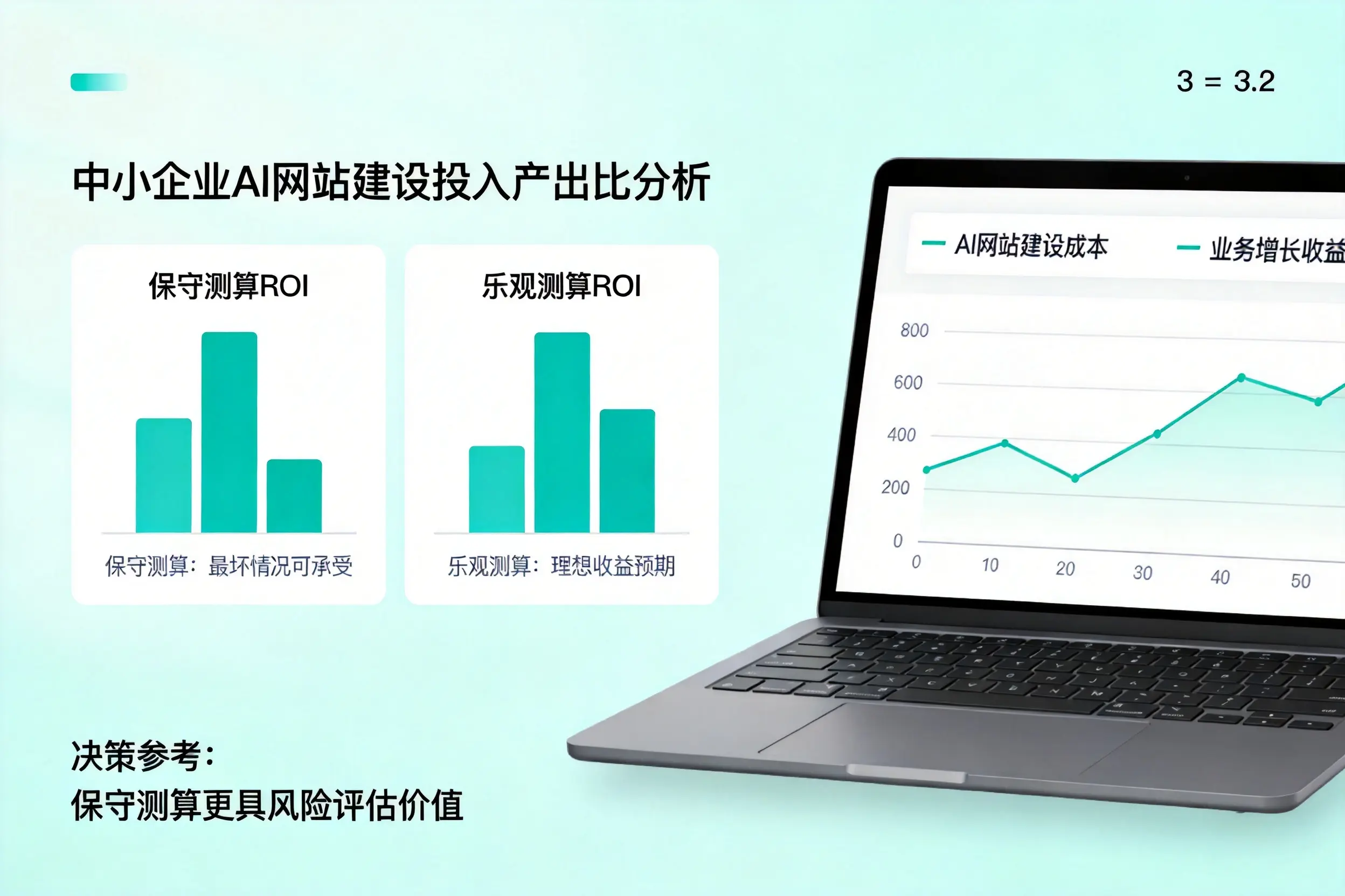吴忠中小企业AI网站建设投入产出比怎么算?先看这份分析