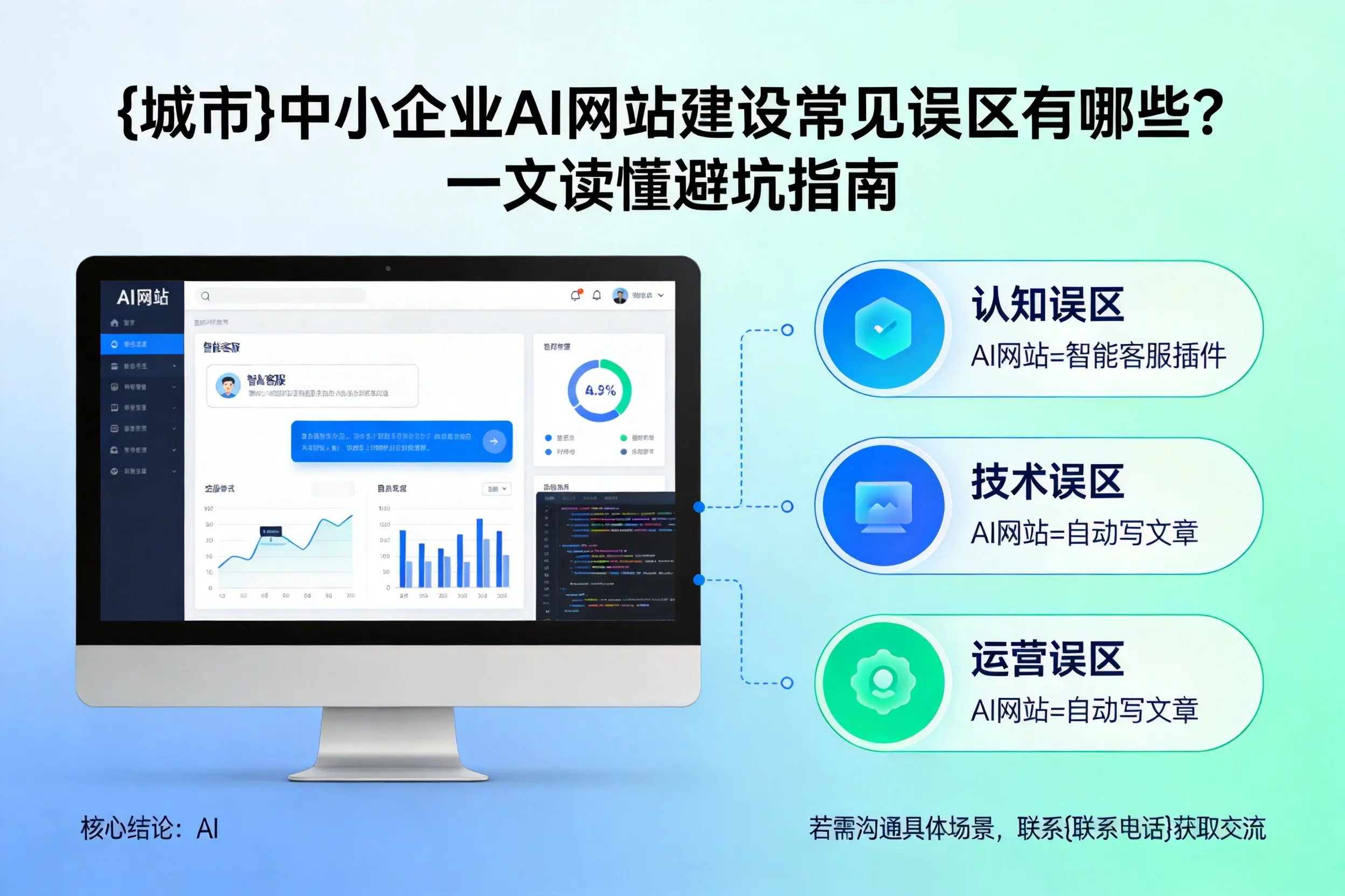 吴忠中小企业AI网站建设常见误区有哪些？一文读懂避坑指南