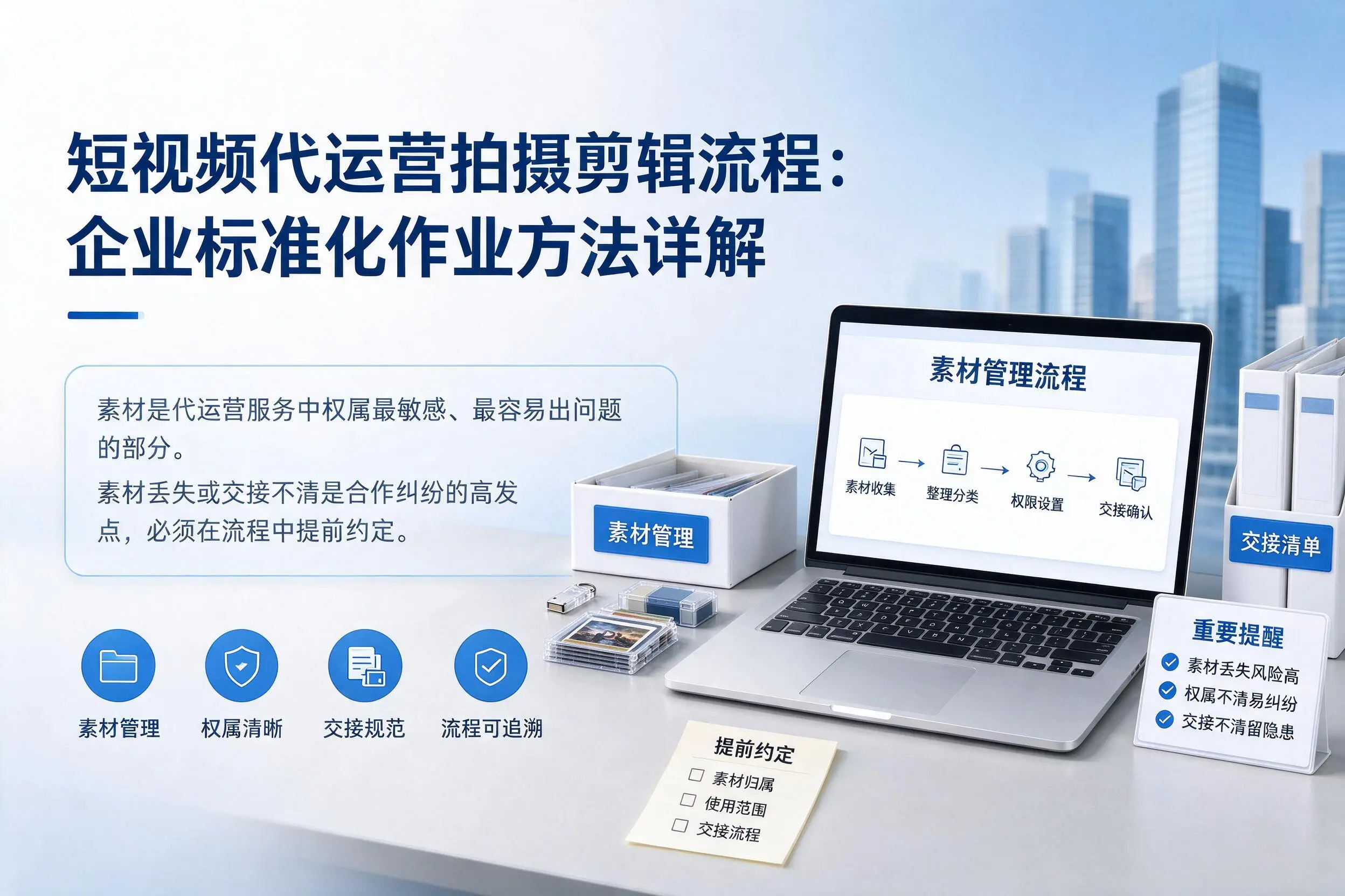 短视频代运营拍摄剪辑流程:吴忠企业标准化作业方法详解