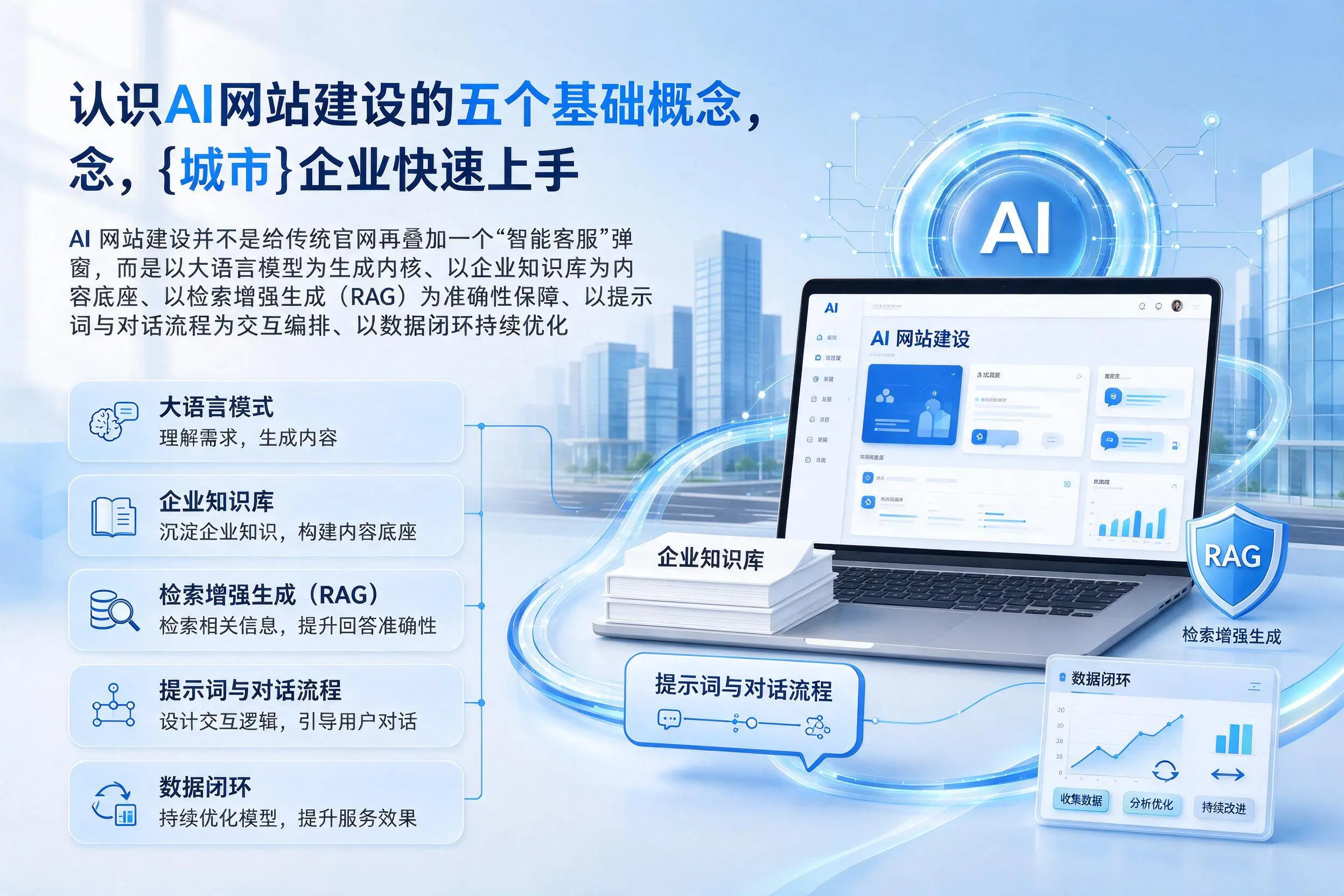 认识AI网站建设的五个基础概念，吴忠企业快速上手