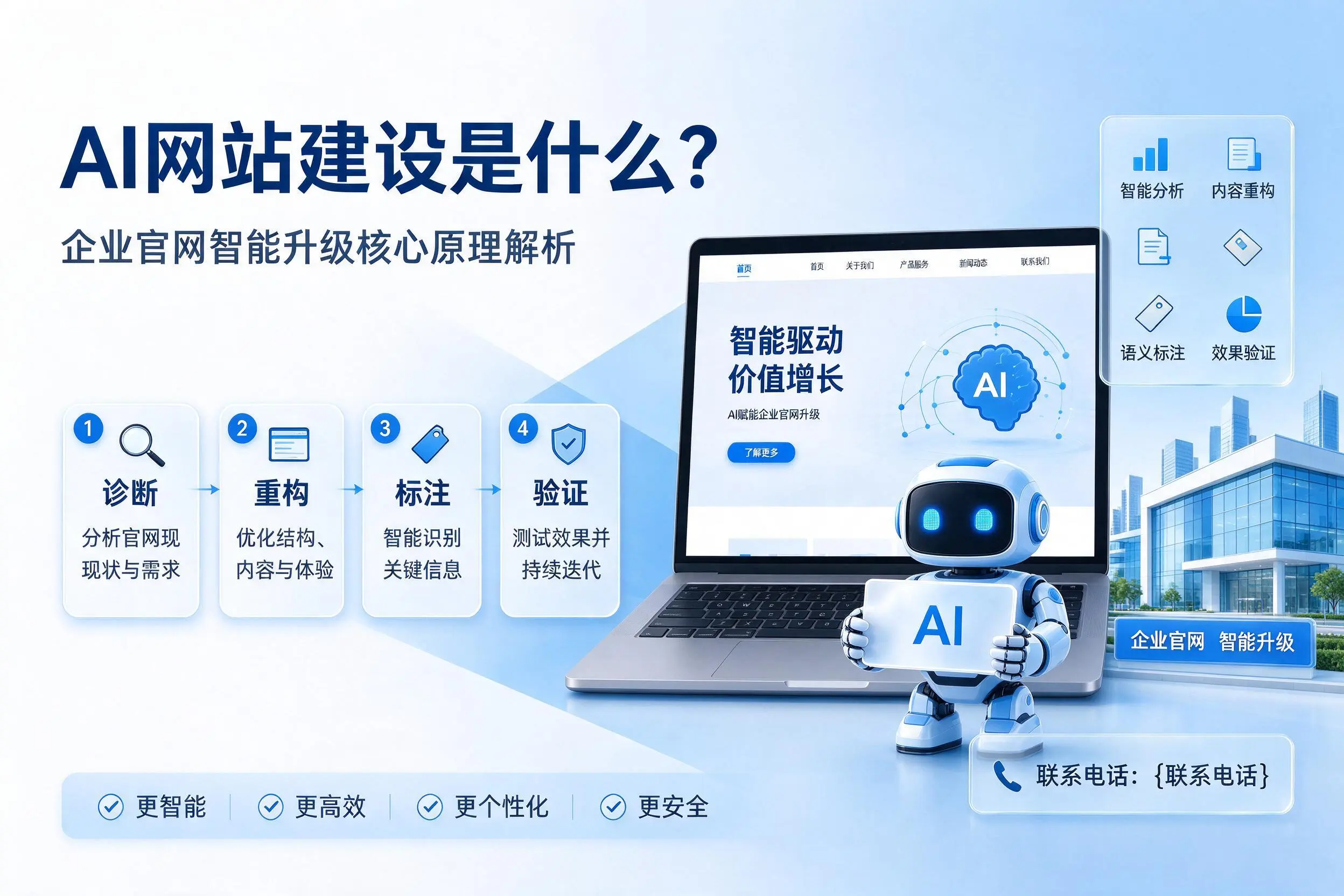 AI网站建设是什么？吴忠企业官网智能升级核心原理解析
